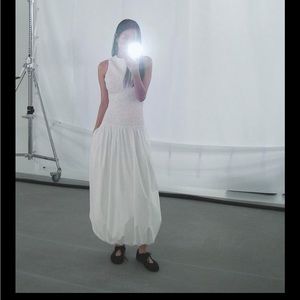 Zara poplin balloon dress